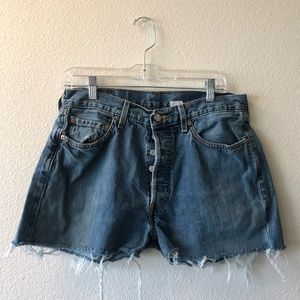 Vintage denim levi shorts